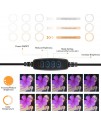 26cm 座檯 LED環形燈 直播手機夾支架 環形 補光燈 支架 26cm 座檯 LED環形燈 直播手機夾支架 環形 補光燈 支架
